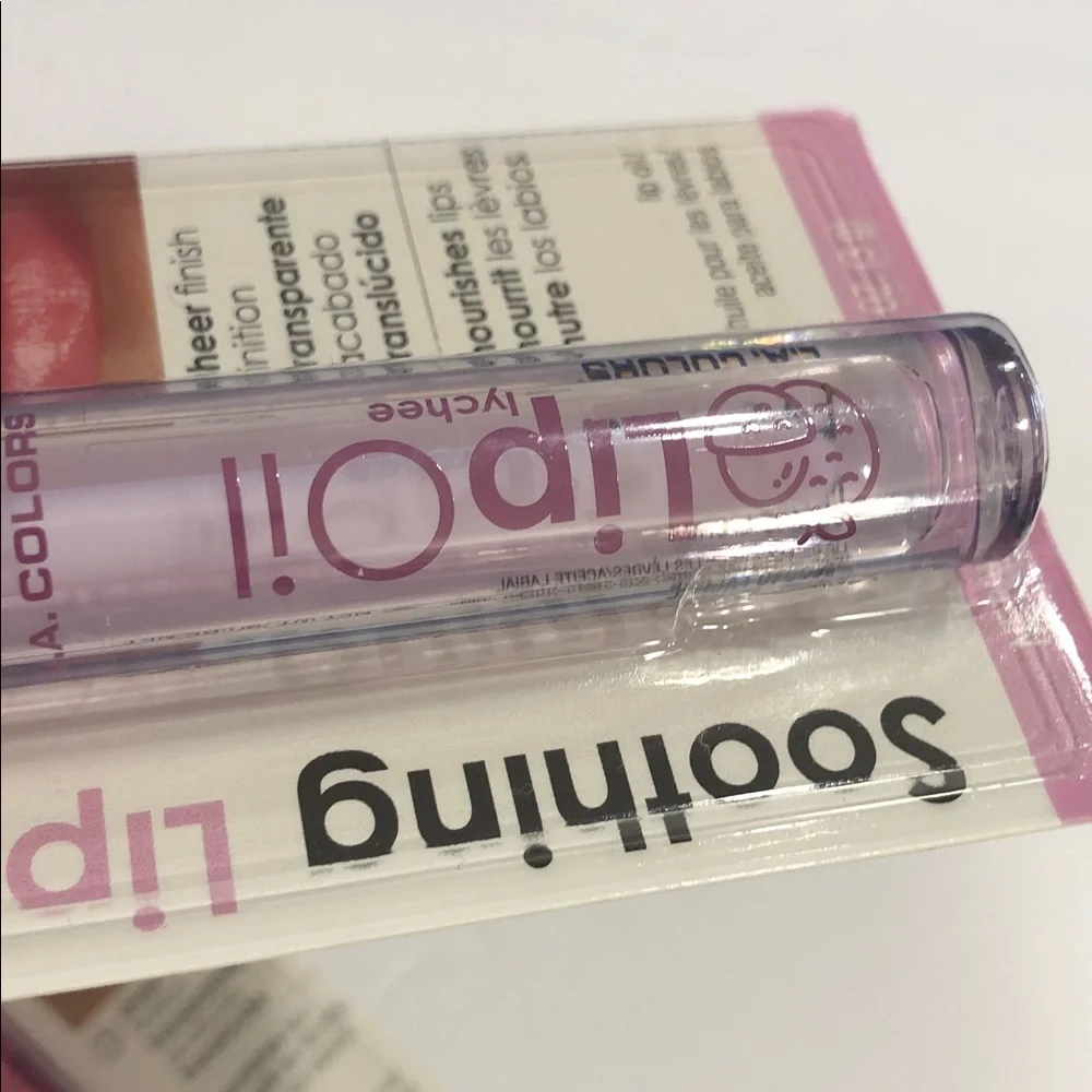 2pack Soothing dragonfruit and Lycee flavored sheer finish lip oils new‎